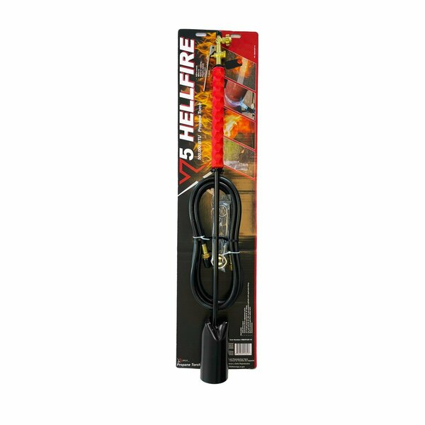 Xtrweld Weed Burner 500k BTU 10' Hose w Striker, Valve, Trigger & Red Grip WBHFX5P-10